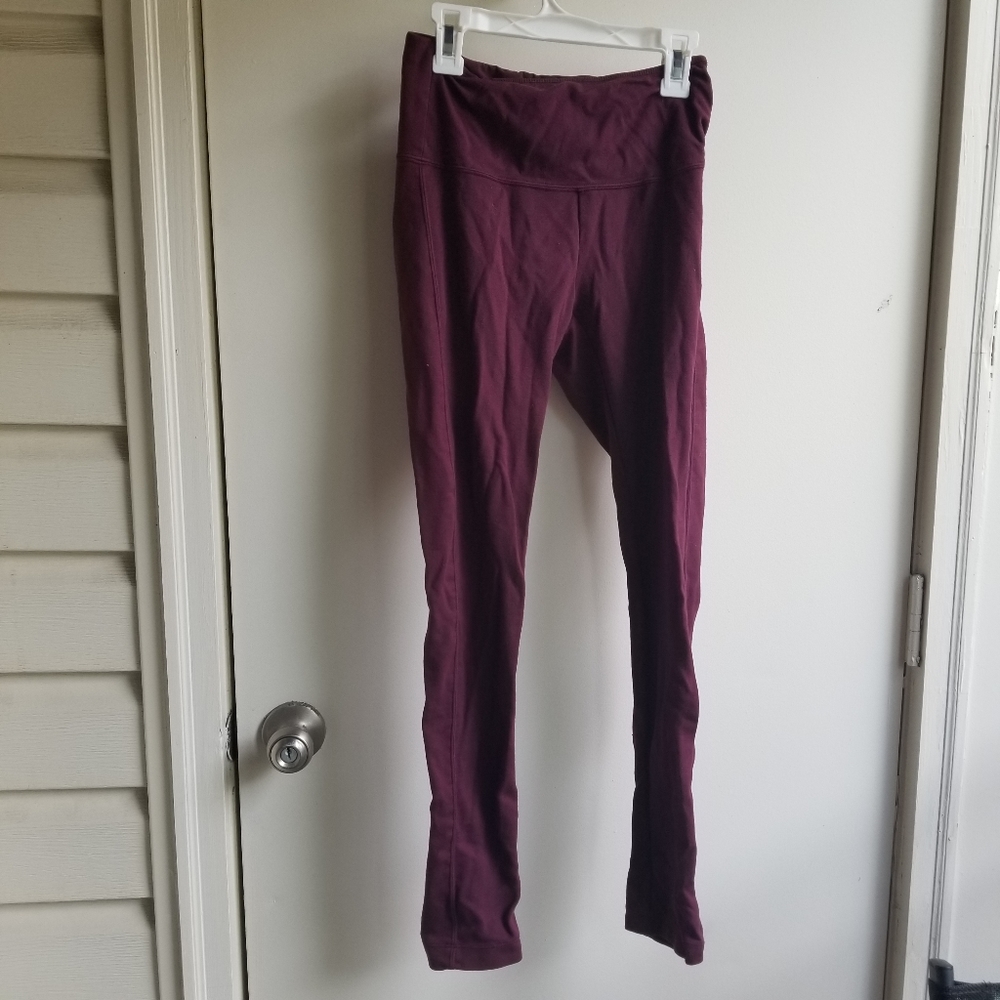 White House Black Market burgundy leggings xs